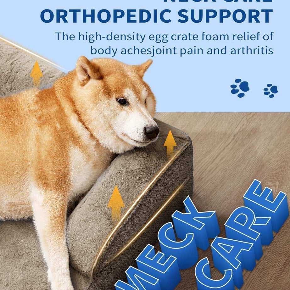 Large Orthopedic Dog Sofa - Foam Mattress