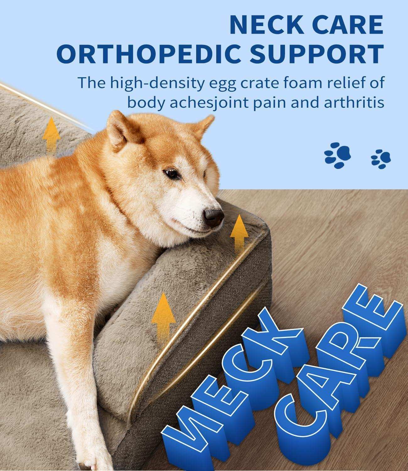 Large Orthopedic Dog Sofa - Foam Mattress