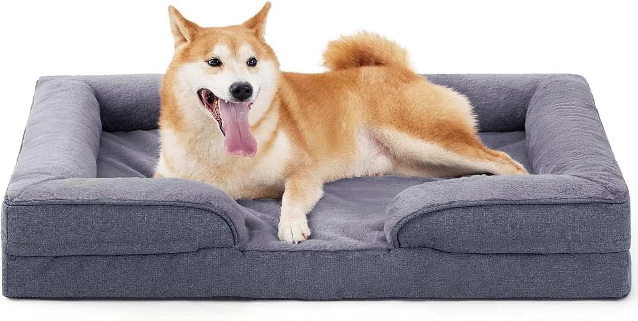 Large Orthopedic Dog Sofa - Foam Mattress