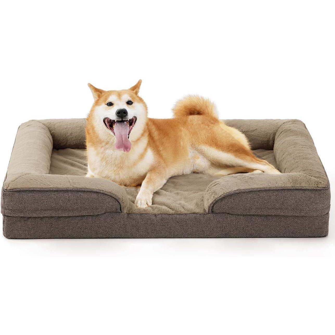Large Orthopedic Dog Sofa - Foam Mattress