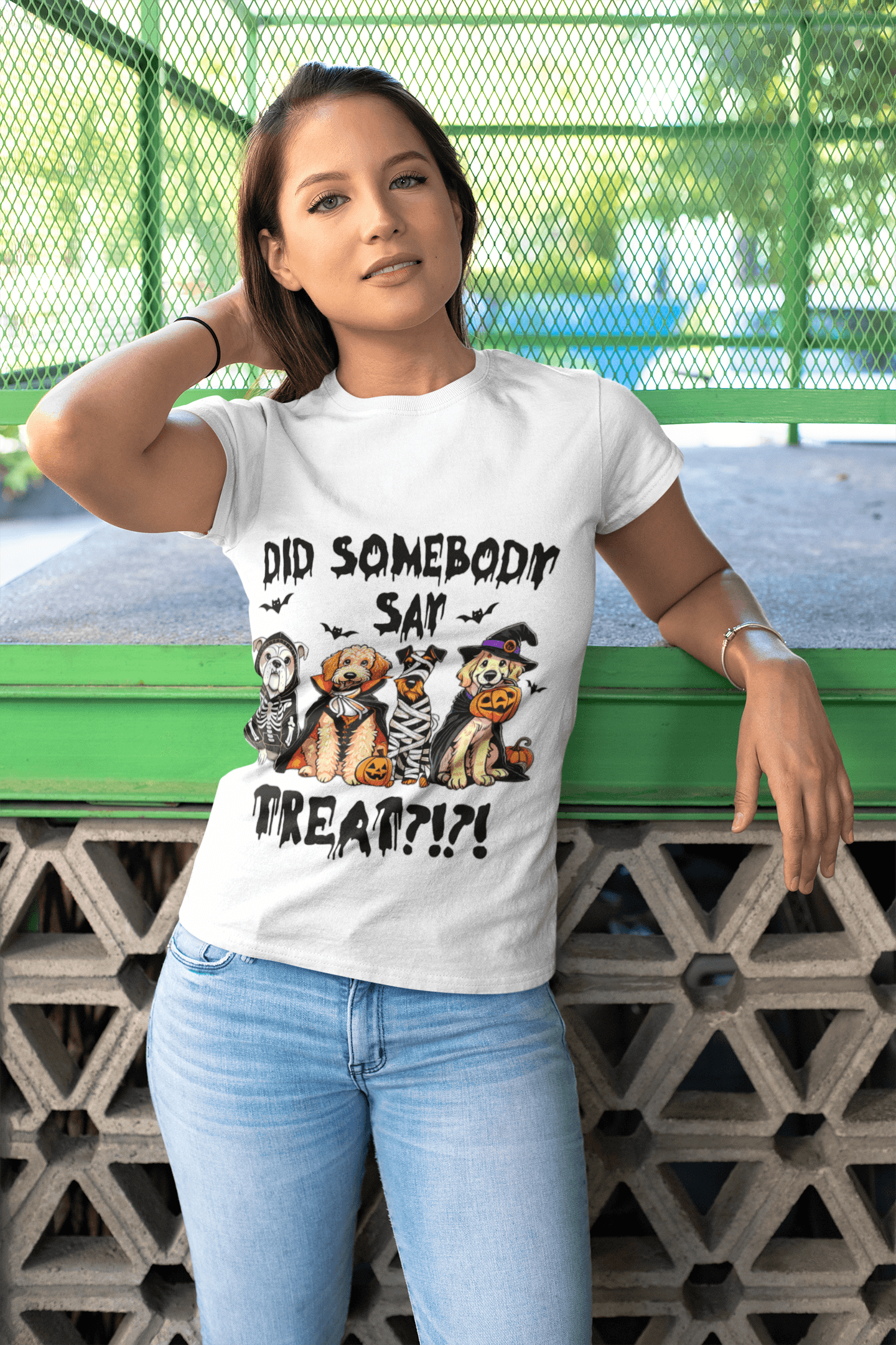 Halloween Pet Costume Tee - Unisex Heavy Cotton T-Shirt