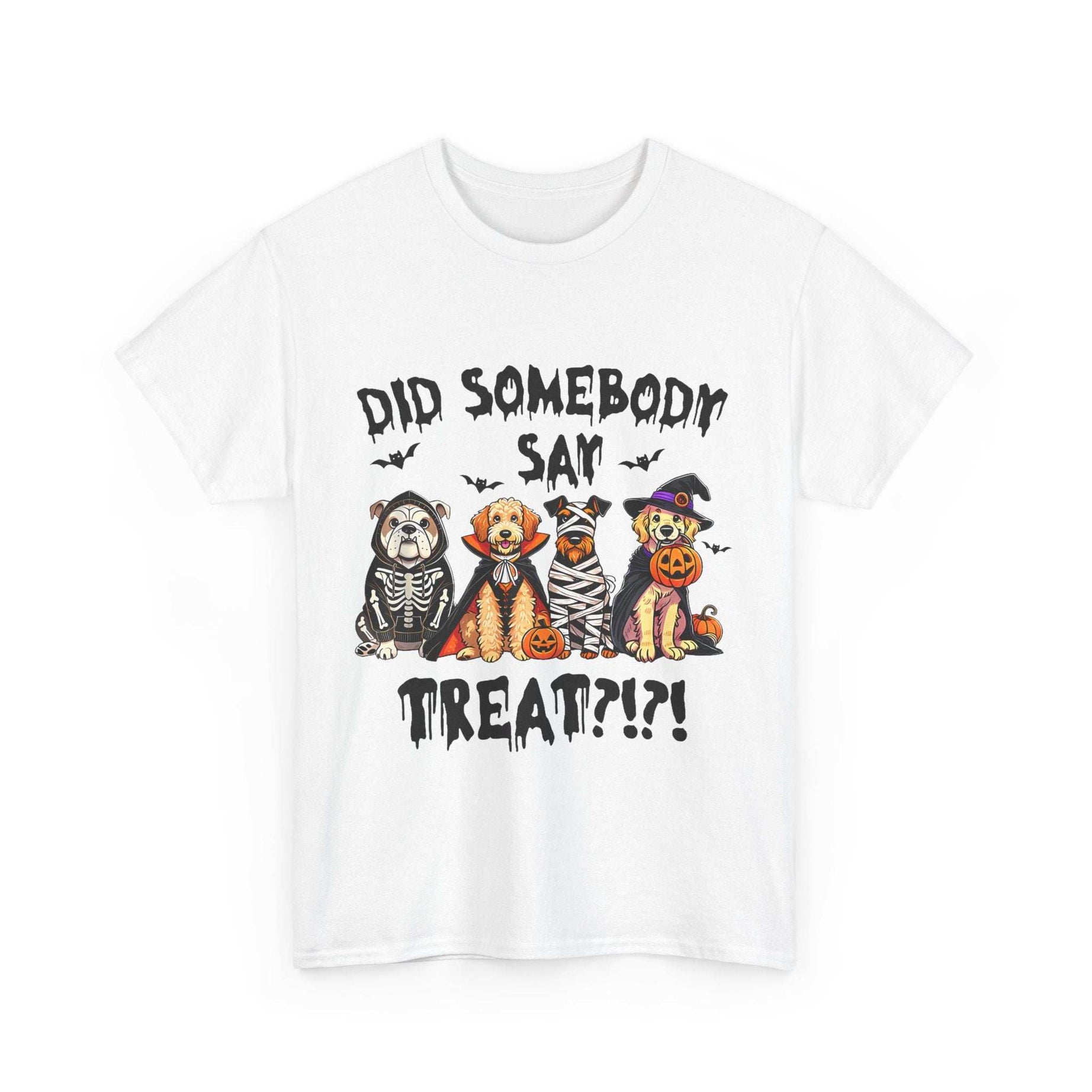 Halloween Pet Costume Tee - Unisex Heavy Cotton T-Shirt