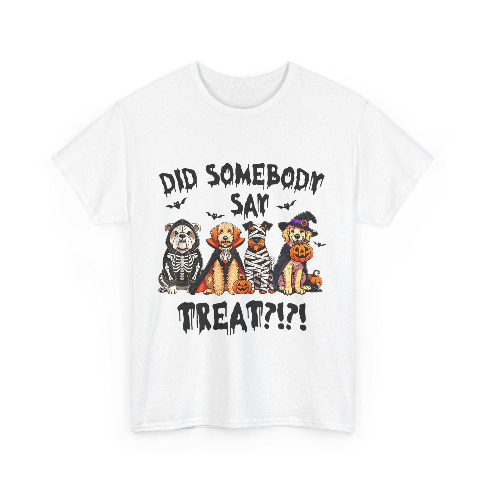 Halloween Pet Costume Tee - Unisex Heavy Cotton T-Shirt