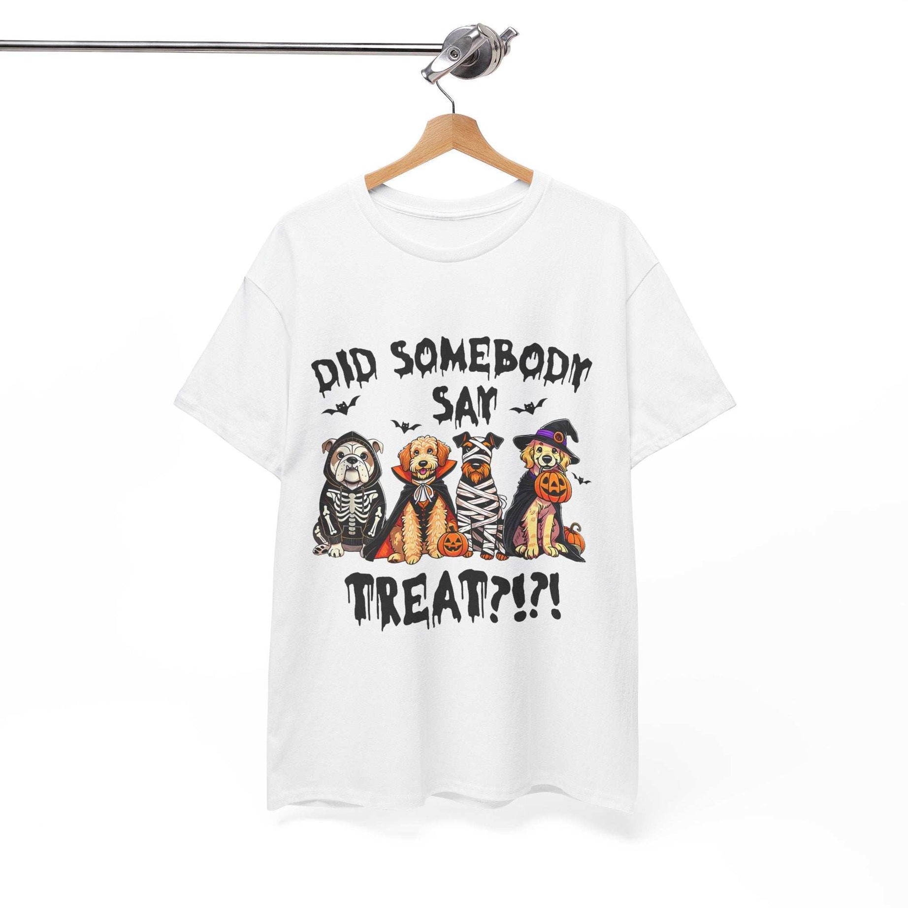 Halloween Pet Costume Tee - Unisex Heavy Cotton T-Shirt