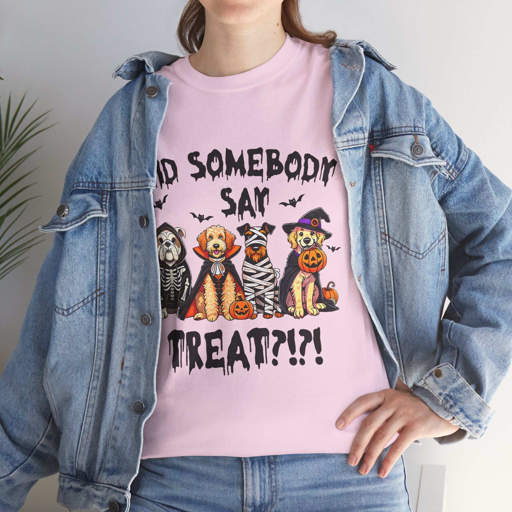Halloween Pet Costume Tee - Unisex Heavy Cotton T-Shirt