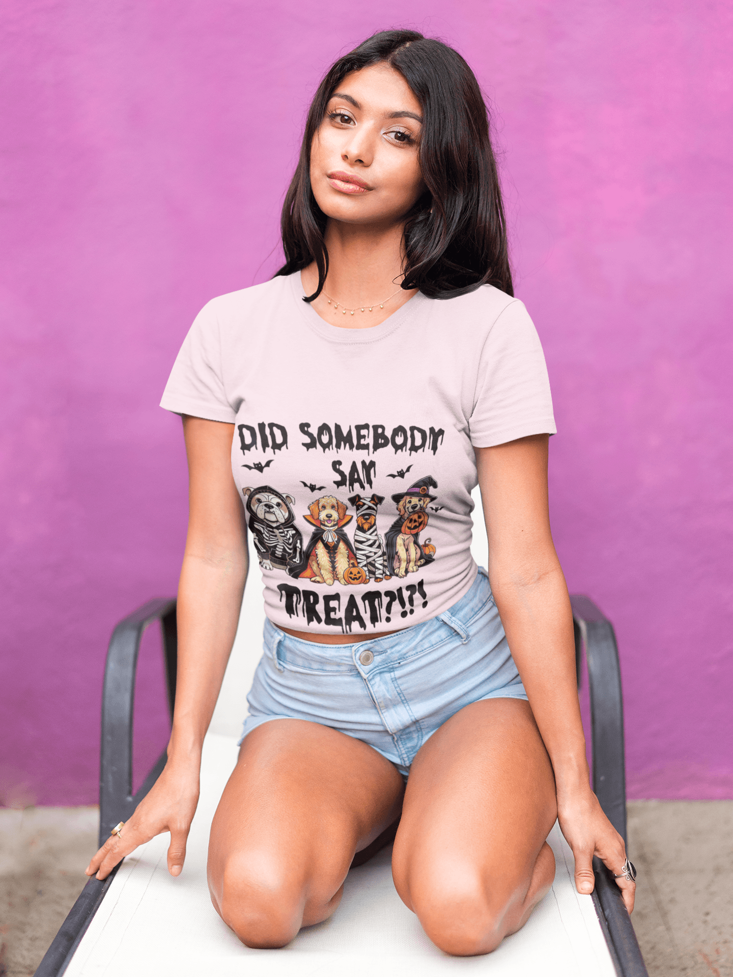 Halloween Pet Costume Tee - Unisex Heavy Cotton T-Shirt