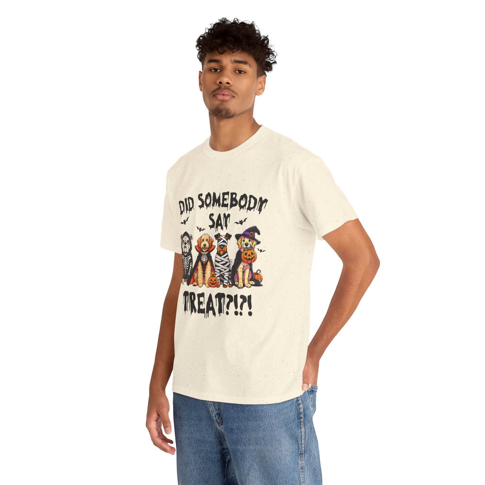 Halloween Pet Costume Tee - Unisex Heavy Cotton T-Shirt