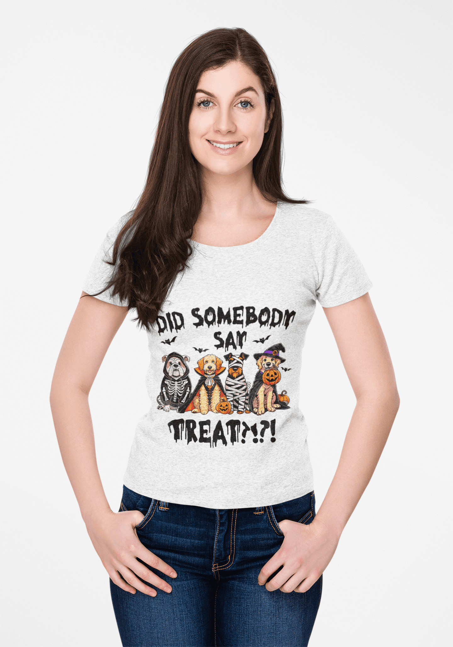 Halloween Pet Costume Tee - Unisex Heavy Cotton T-Shirt