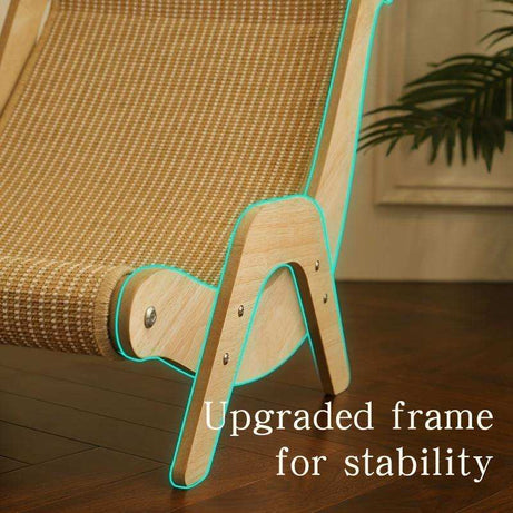 Curved Wooden Pet Lounge Chair - 2 Sizes