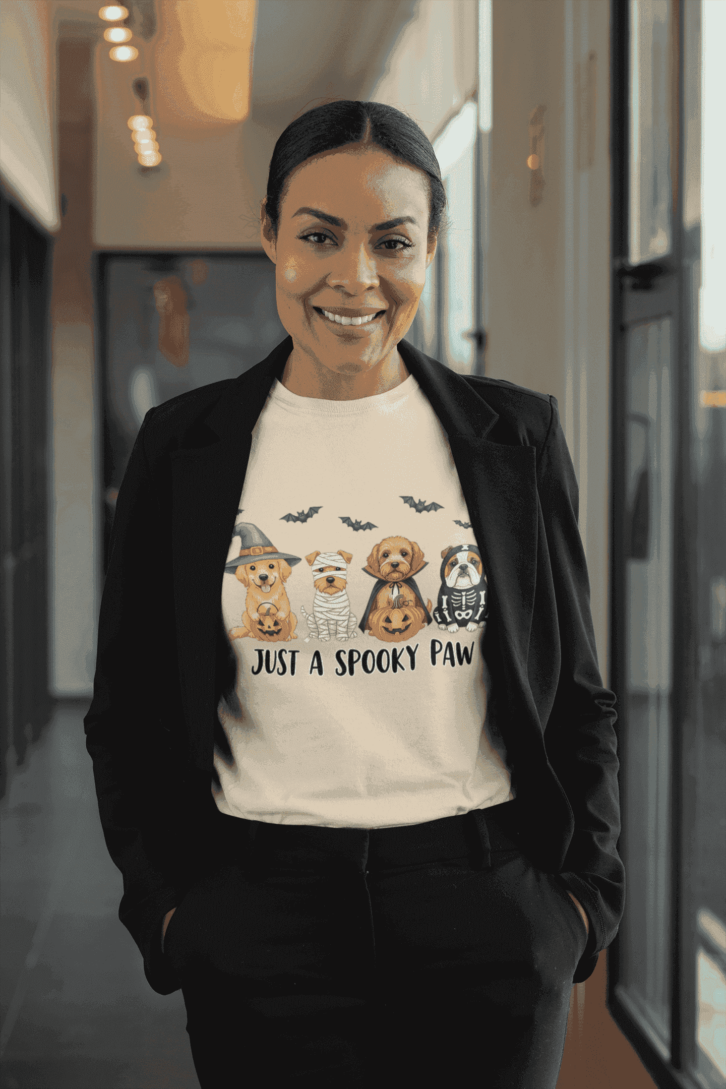 Halloween Dog Lovers - Unisex Tee Spooky Pet Shirt