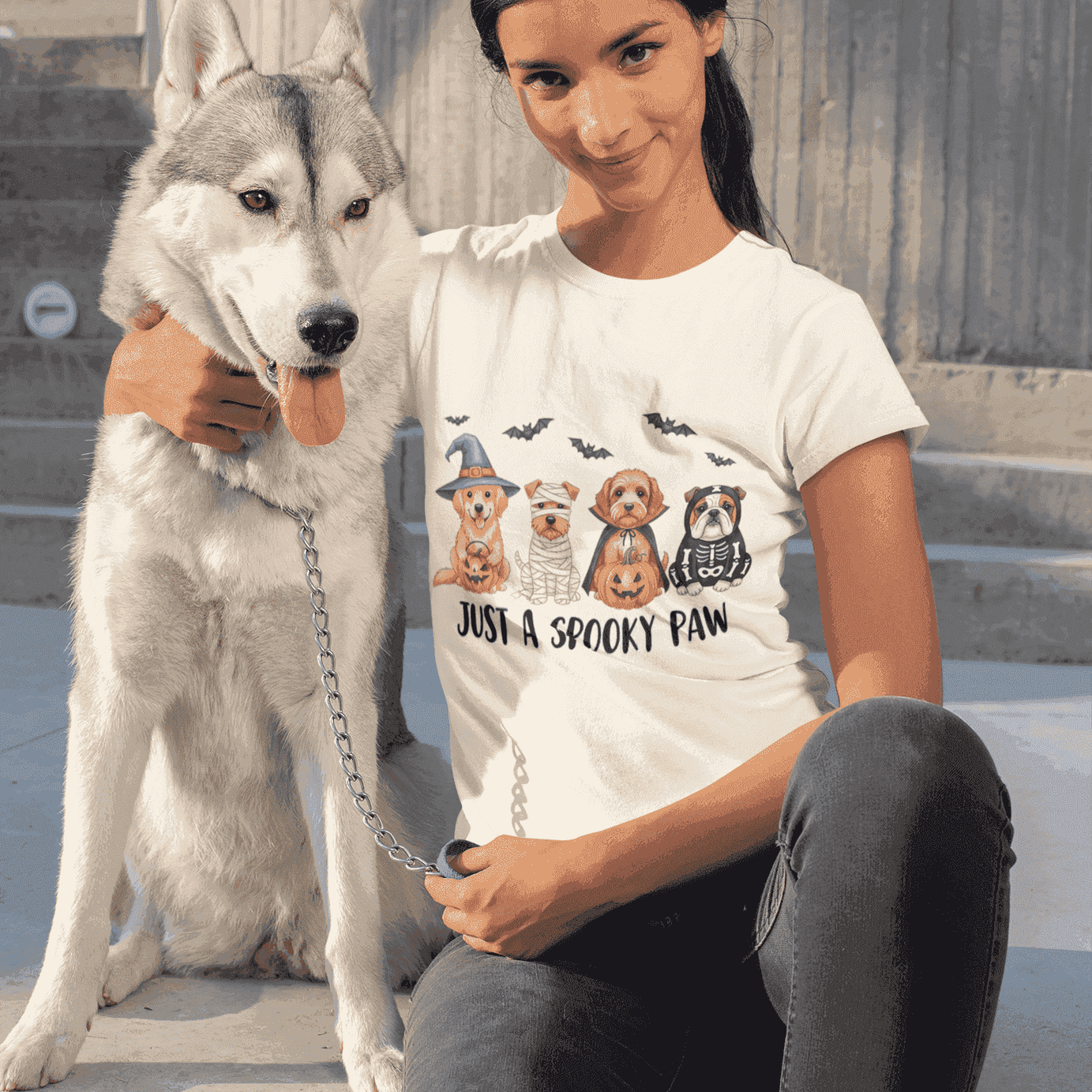 Halloween Dog Lovers - Unisex Tee Spooky Pet Shirt