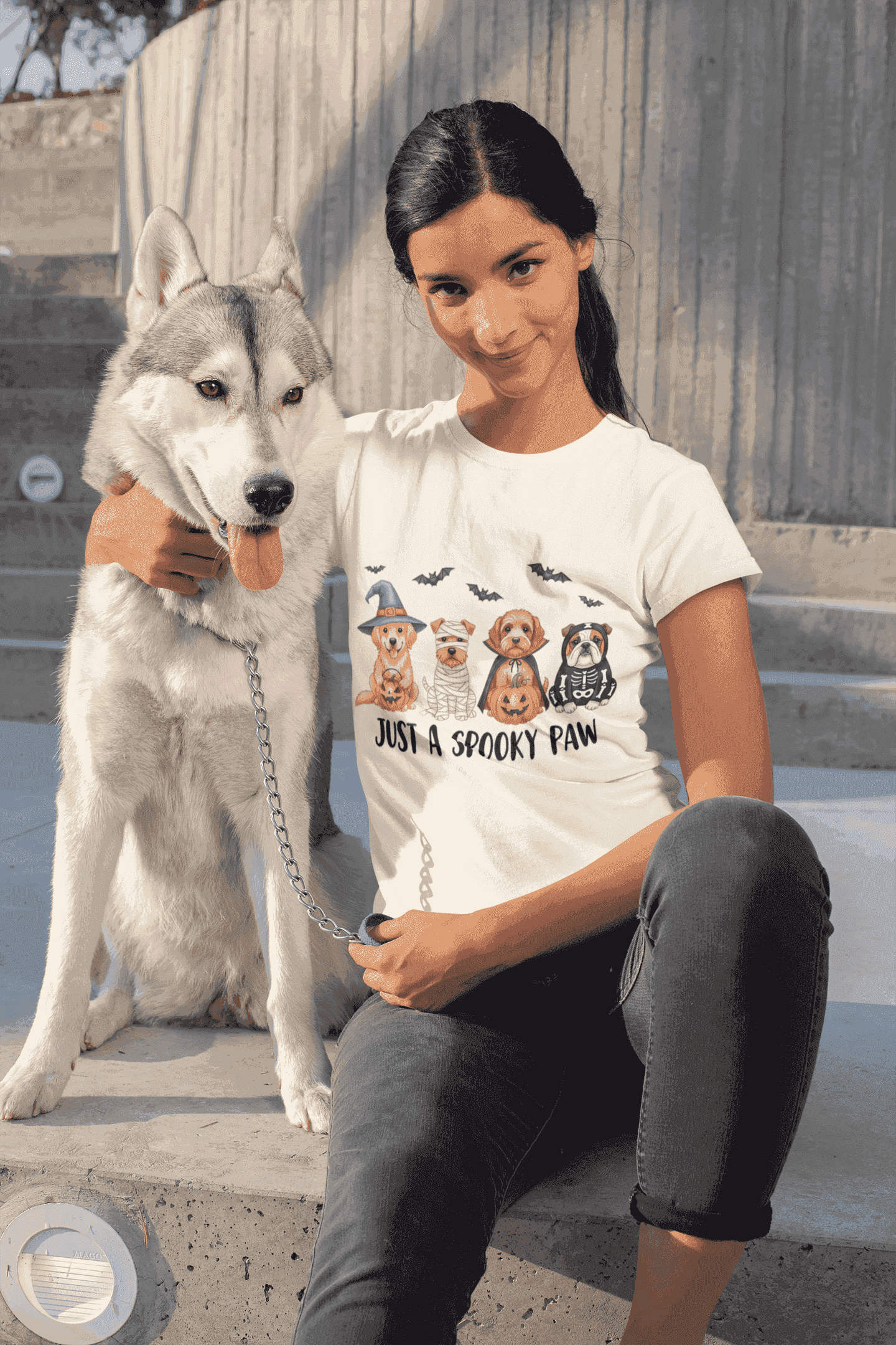 Halloween Dog Lovers - Unisex Tee Spooky Pet Shirt