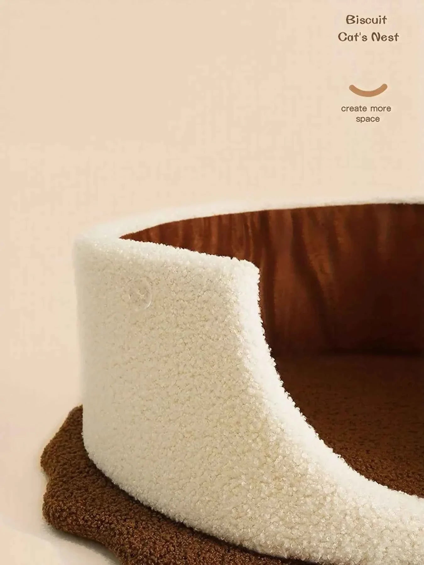 Biscuit Style Pet Nest - Removable Top Section