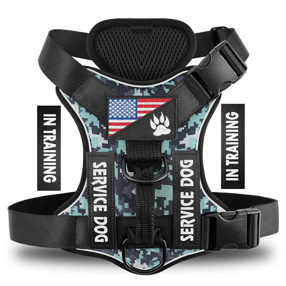 Service Dog Harness - Reflective Quick Release