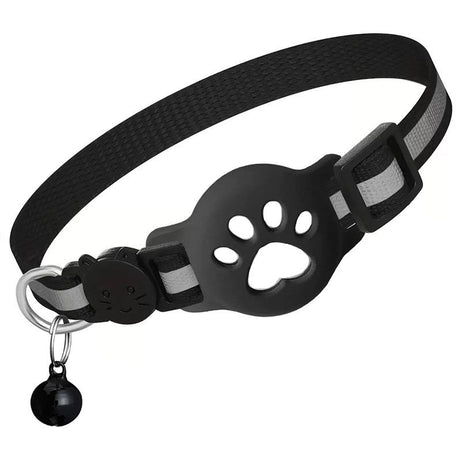 Paw Prints Tracker - Cat Collar with AirTag Holder