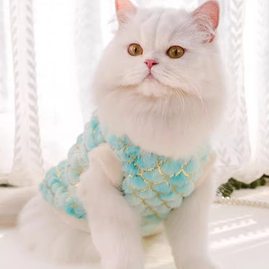 Mermaid Magic - Plush Top for Stylish Pets