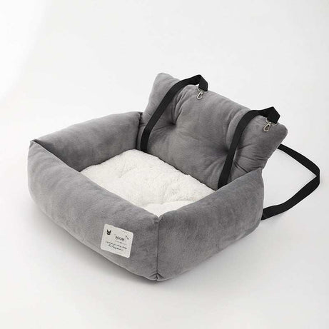 Soft Plush Nest Pet Bed Car Seat - Secure Your Pet
