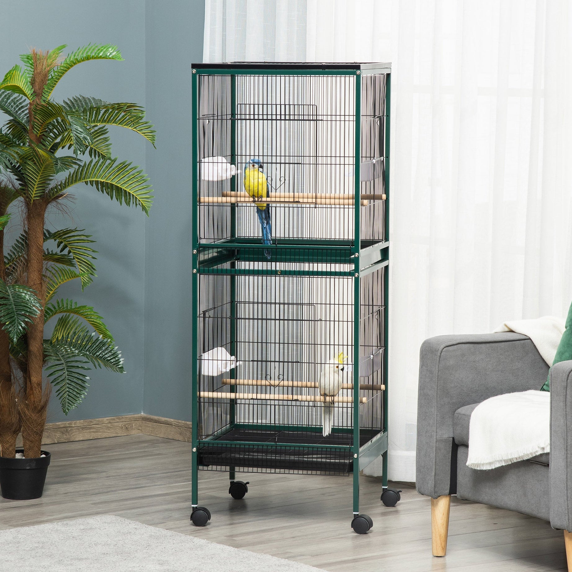 Large Bird Cage with Wide Wingspan Space