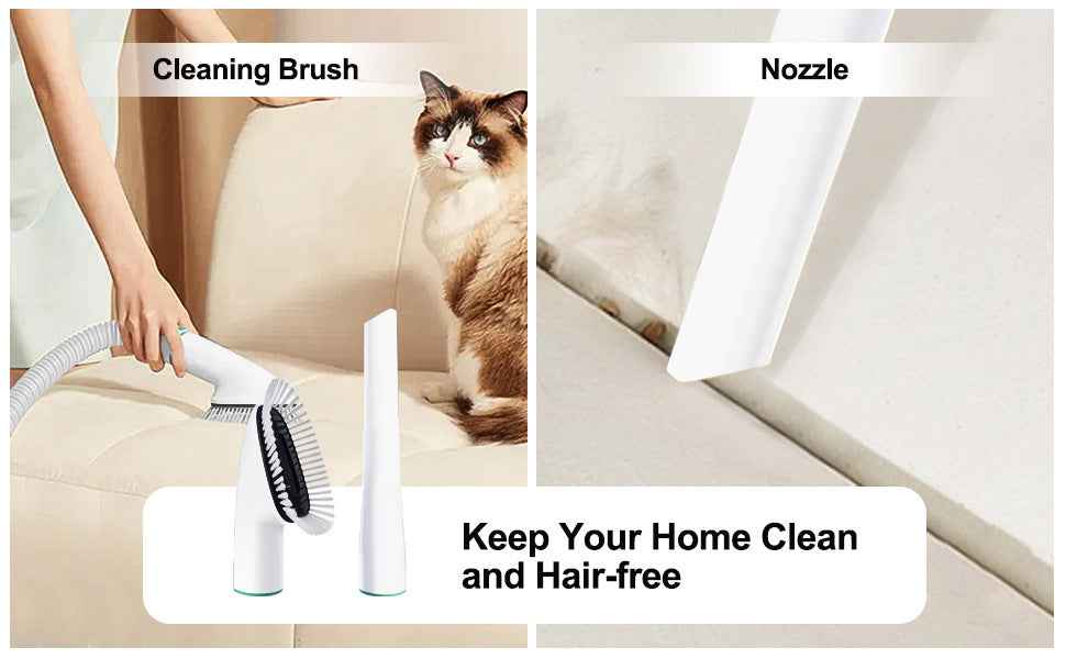 Complete Pet Grooming Kit for Heavy Shedding Dogs - Vacuum