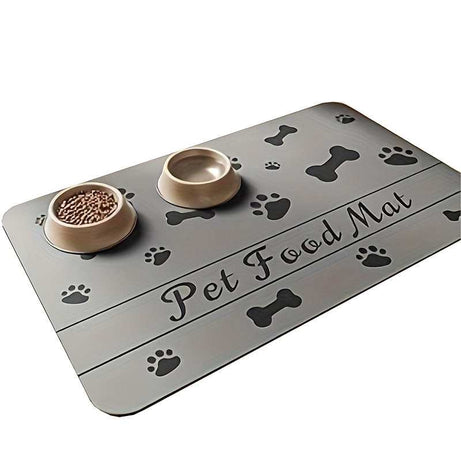 Dog Paws & Bones Pet Absorbent Non-slip Feeding Placemat