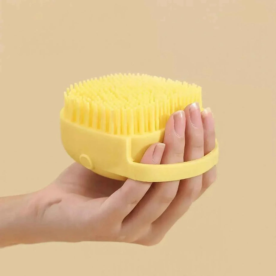 Pet Bath Brush - Cute Cartoon Silicone
