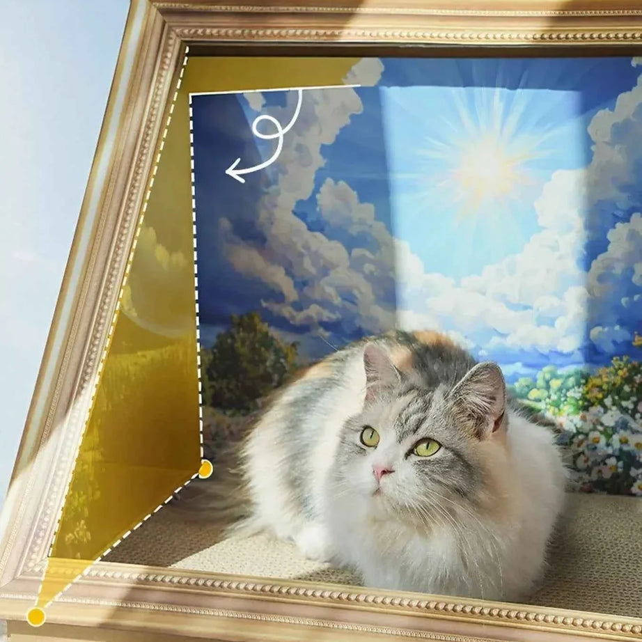 Cat Scratcher Nest - Unique Artistic Frame Look