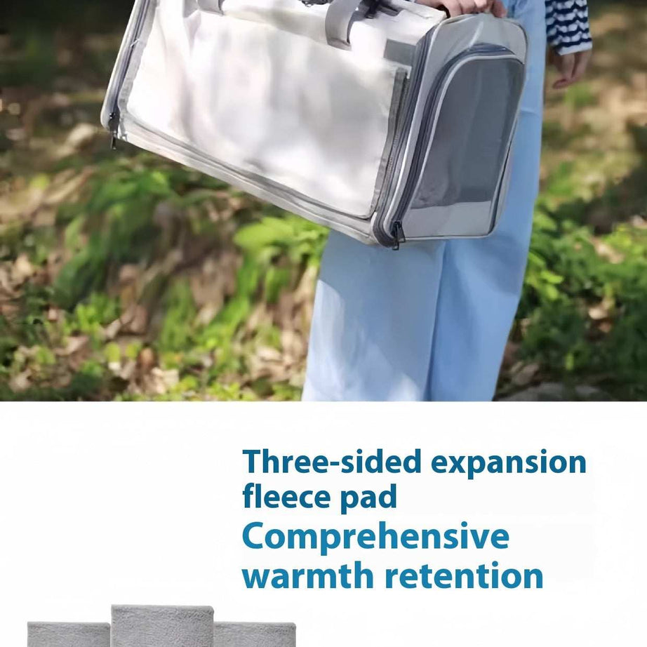 Portable Pet Carrier for Cats and Small Dogs - Breathable Travel Backpack