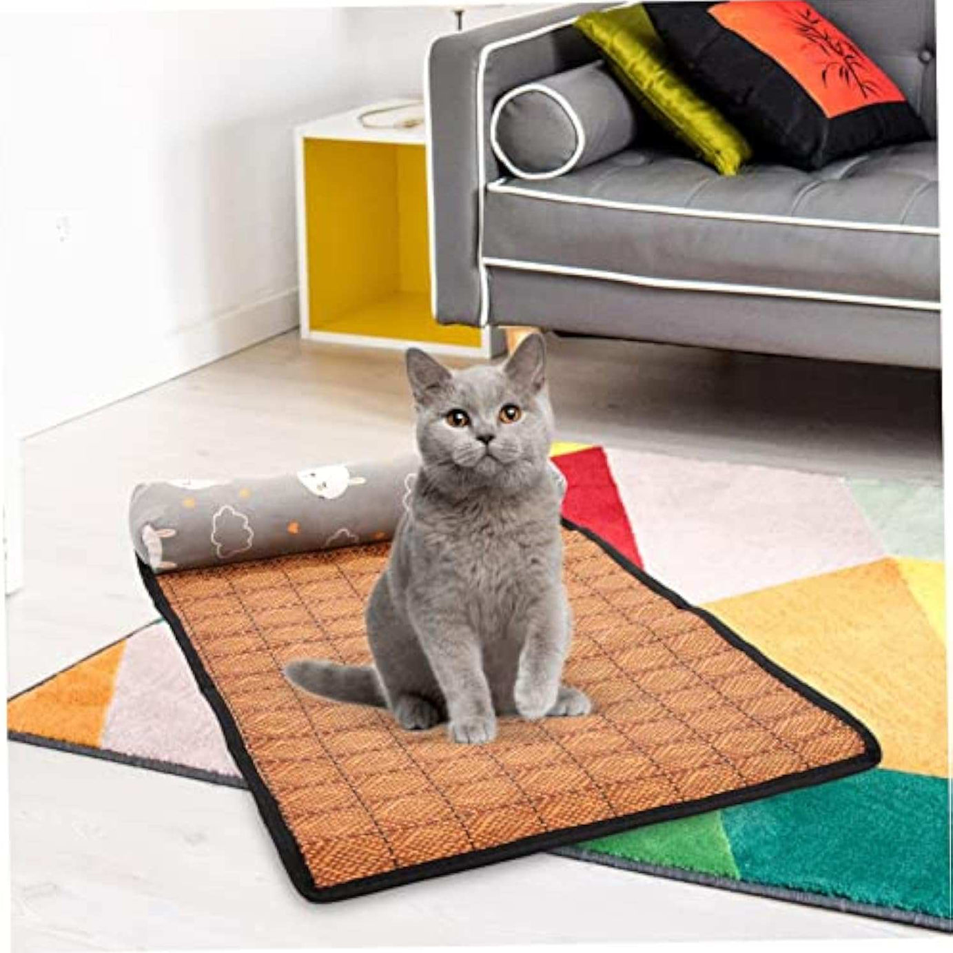 Cooling Mat For Pets - Ice Silk Pad For Cats And Dogs To Beat The Heat In Summer