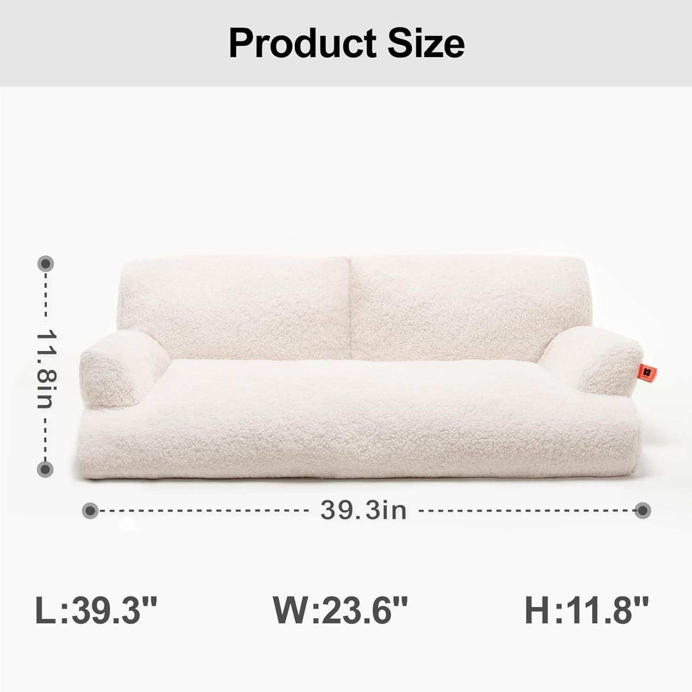 Pet Sofa For Medium Large Dogs & Cats - Washable Couch