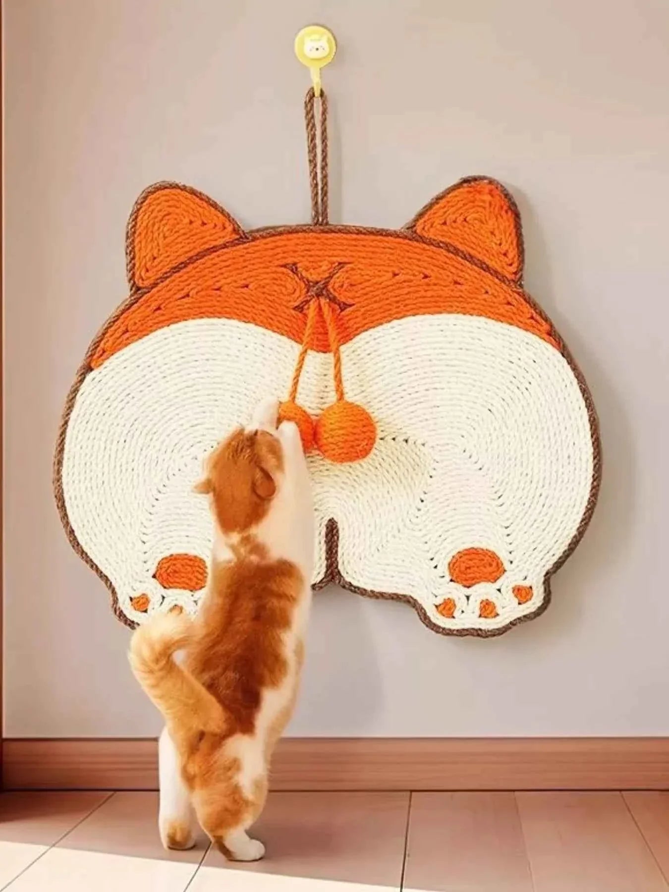 Cat Scratching Post Hanging - Cute Animal Toy Balls