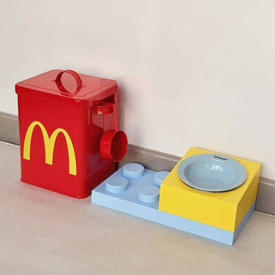 McDonald's Style Pet Food Storage Container - Bowl Sets