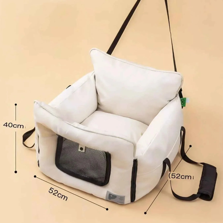 Pet Car Seat Bed - Comfortable & Secure