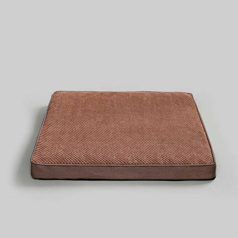 Memory Foam Pet Bed Mat with Removable Cover for Cleaning - Small to X-Large