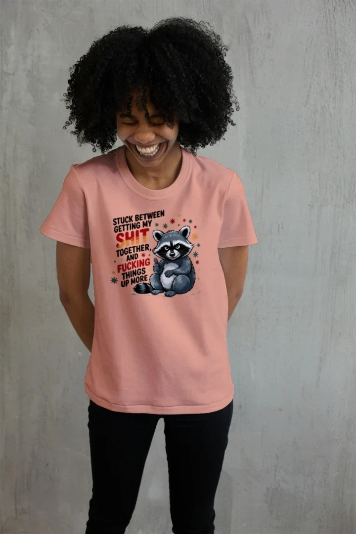 Comfort Colors T-Shirt - Funny Raccoon Saying