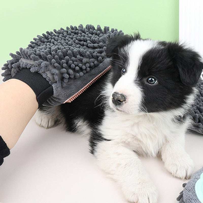 Pet Bathing Brush 2-in-1 Dog and Cat Grooming Glove