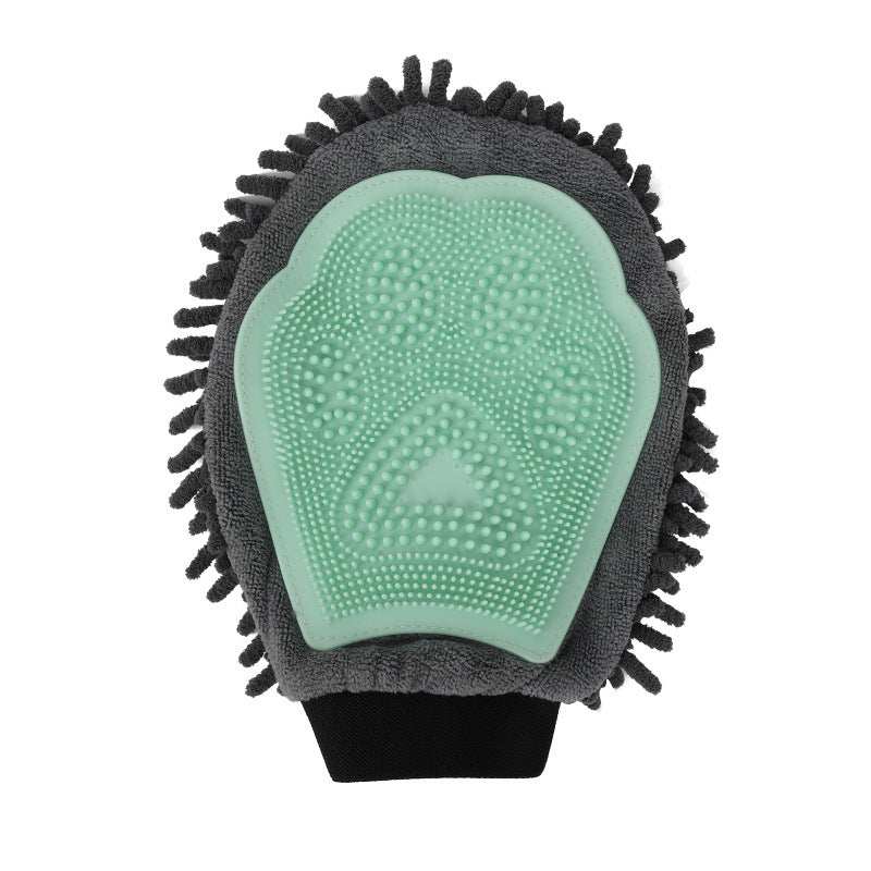 Pet Bathing Brush 2-in-1 Dog and Cat Grooming Glove