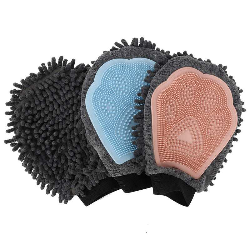 Pet Bathing Brush 2-in-1 Dog and Cat Grooming Glove