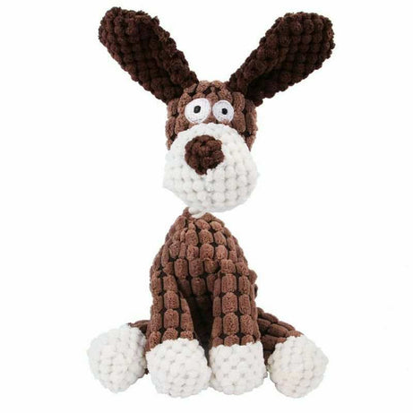 Soft Durable Stuffed Animal Plush Dog Chew Squeaky Toy