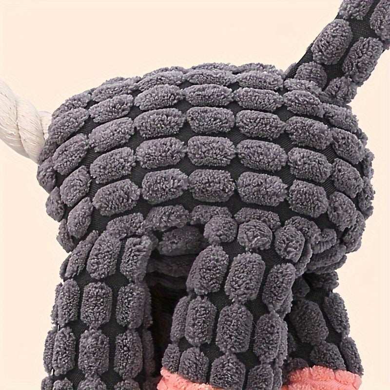 Soft Durable Stuffed Animal Plush Dog Chew Squeaky Toy