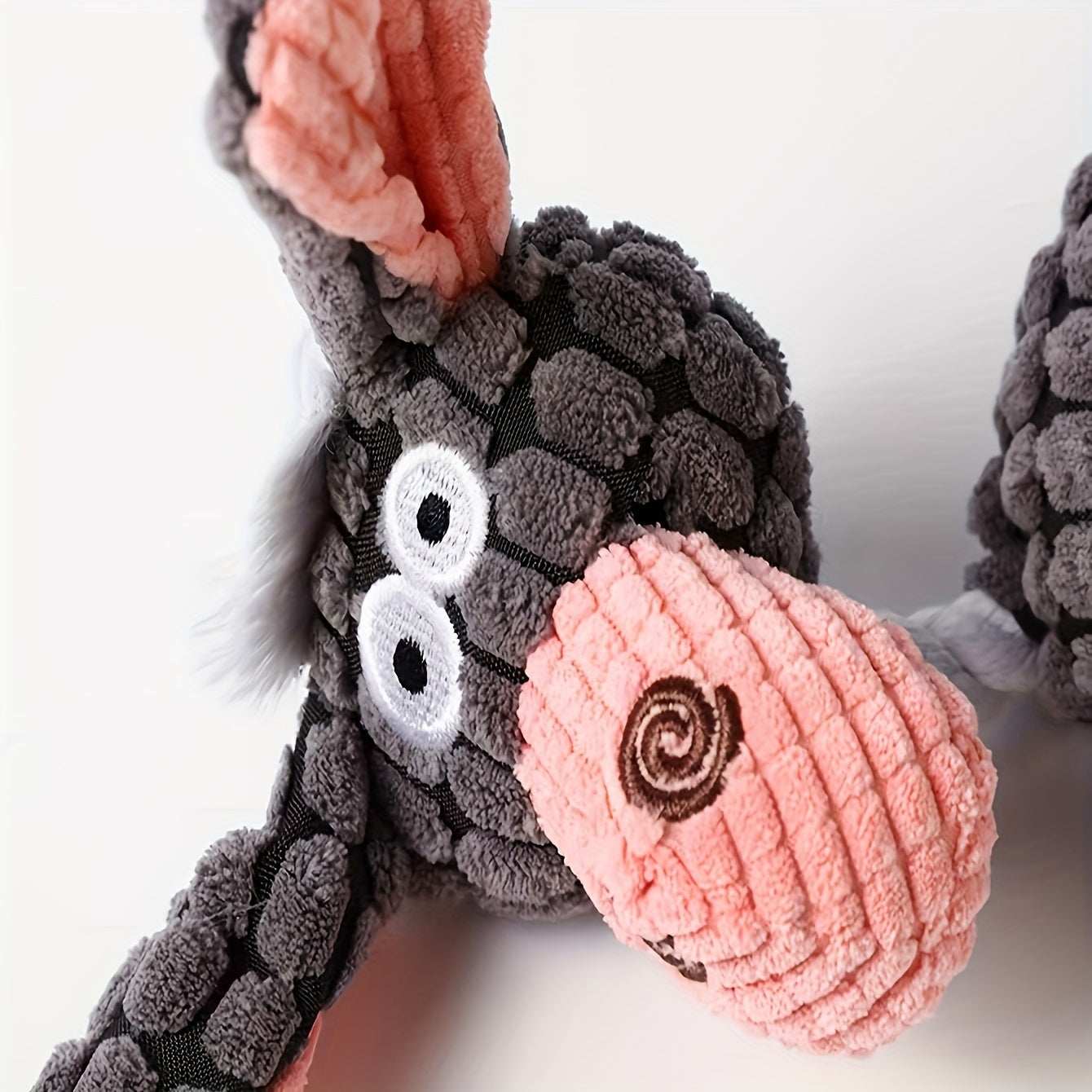 Soft Durable Stuffed Animal Plush Dog Chew Squeaky Toy