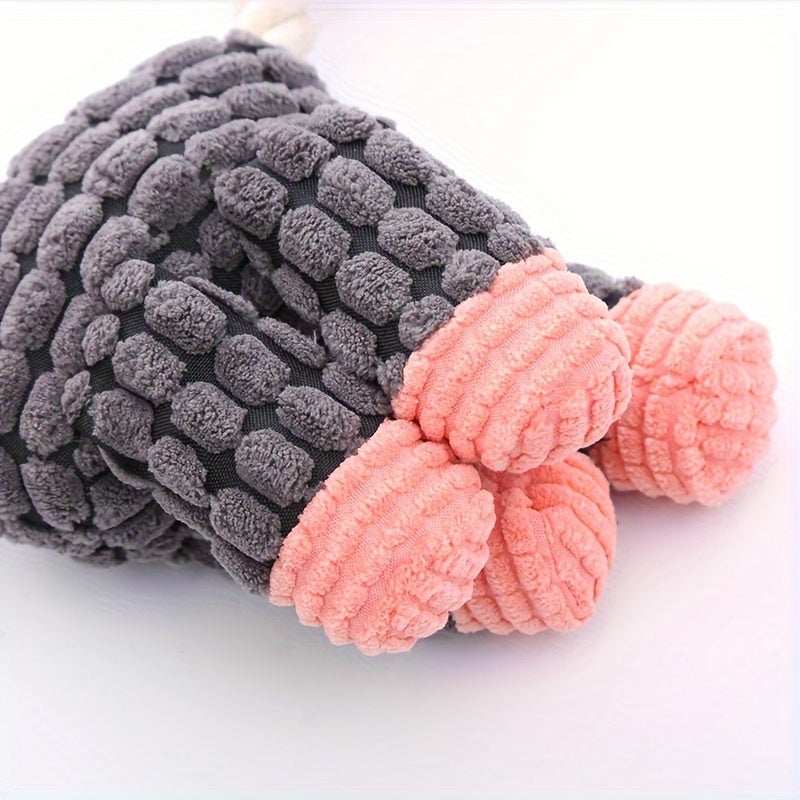 Soft Durable Stuffed Animal Plush Dog Chew Squeaky Toy