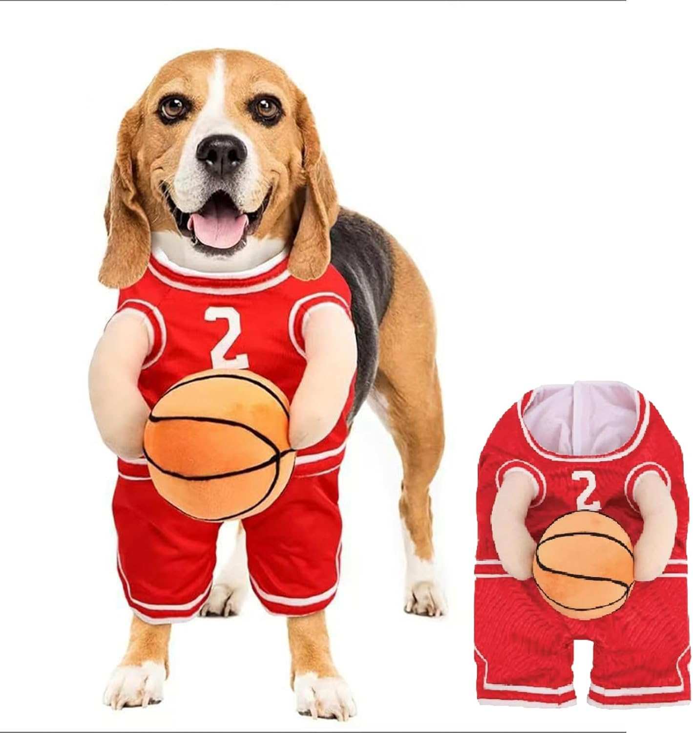 Dog Halloween Costume Basketball Player Jersey