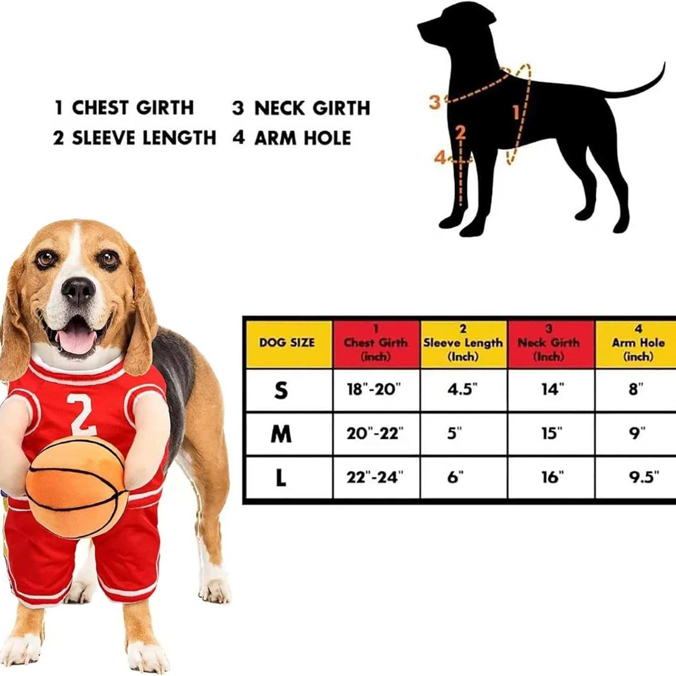 Dog Halloween Costume Basketball Player Jersey