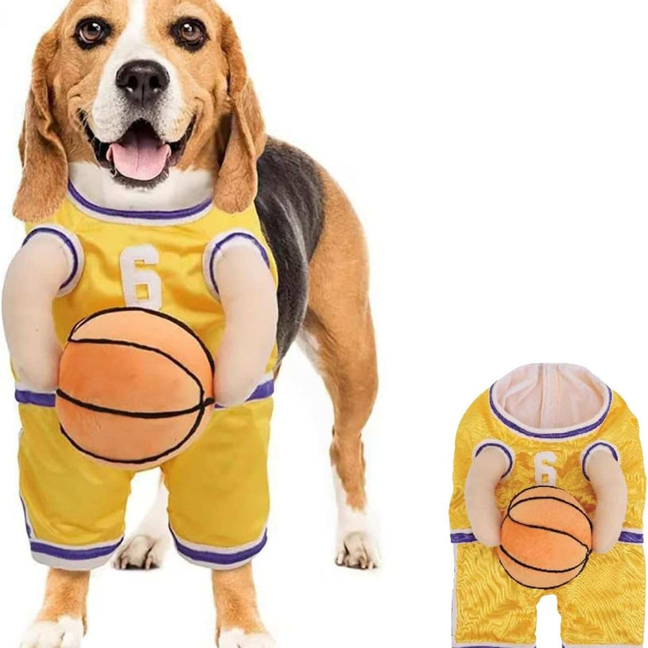 Dog Halloween Costume Basketball Player Jersey