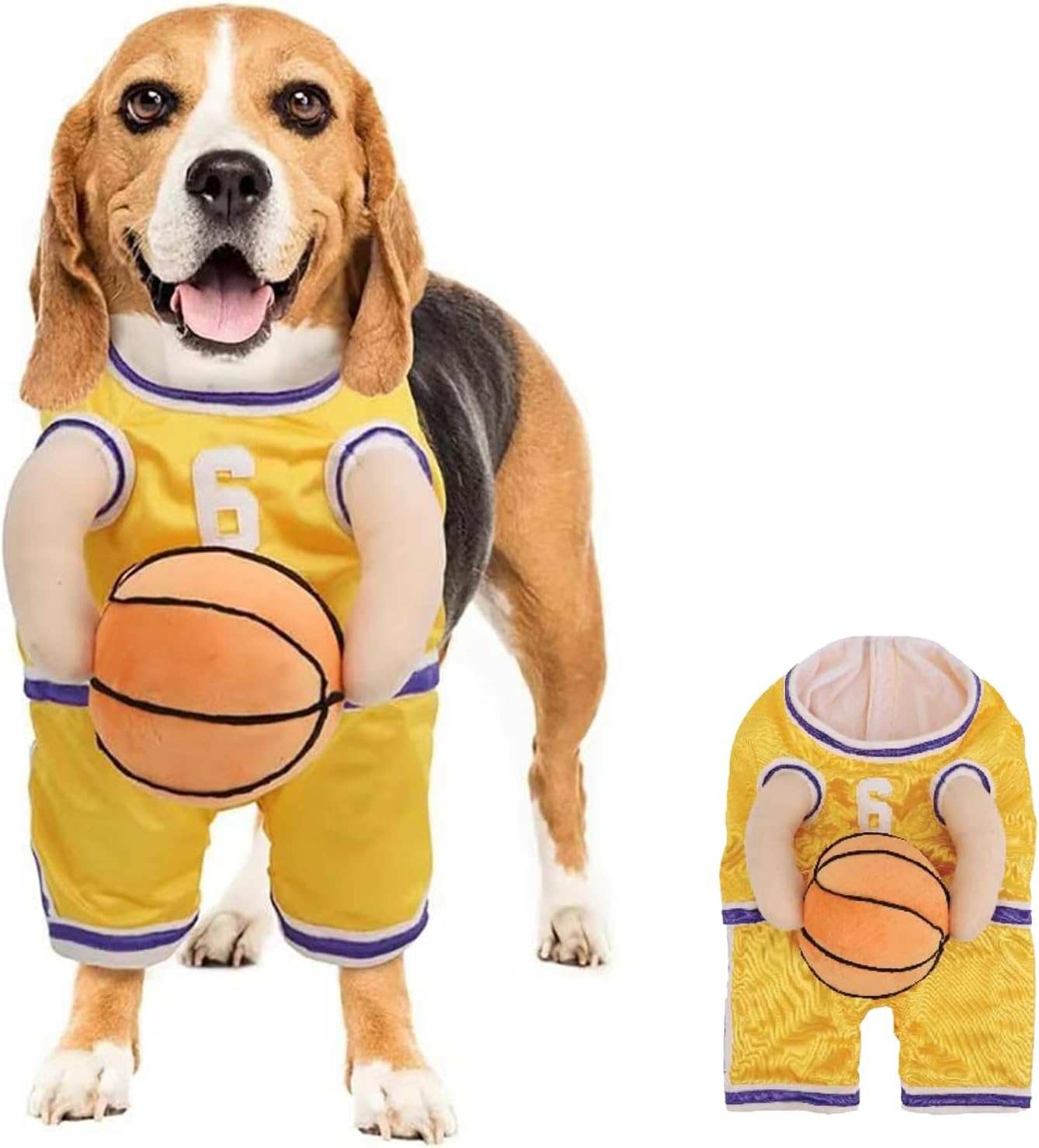 Dog Halloween Costume Basketball Player Jersey