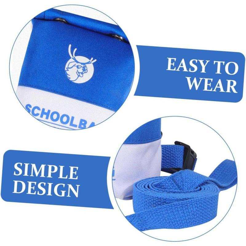 Cute Schoolbag Dog Treat Backpack Bag with Leash
