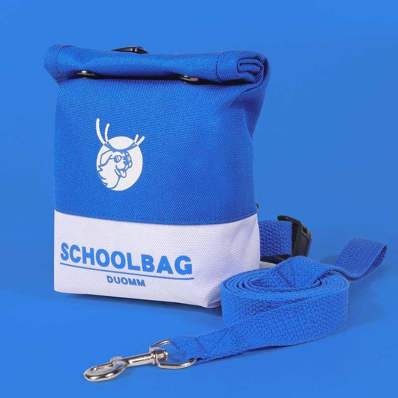 Cute Schoolbag Dog Treat Backpack Bag with Leash