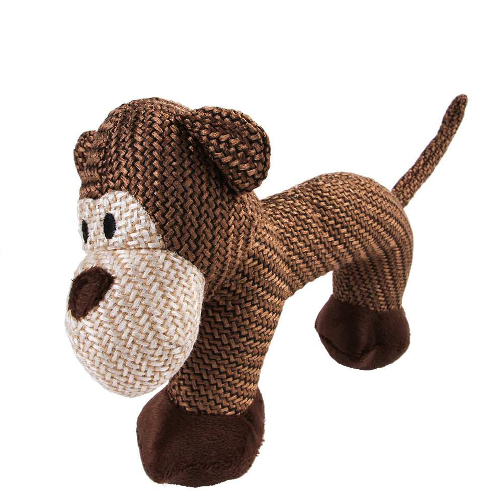 Large Plush Stuffed Animal Interactive Squeaky Dog Chew Toy