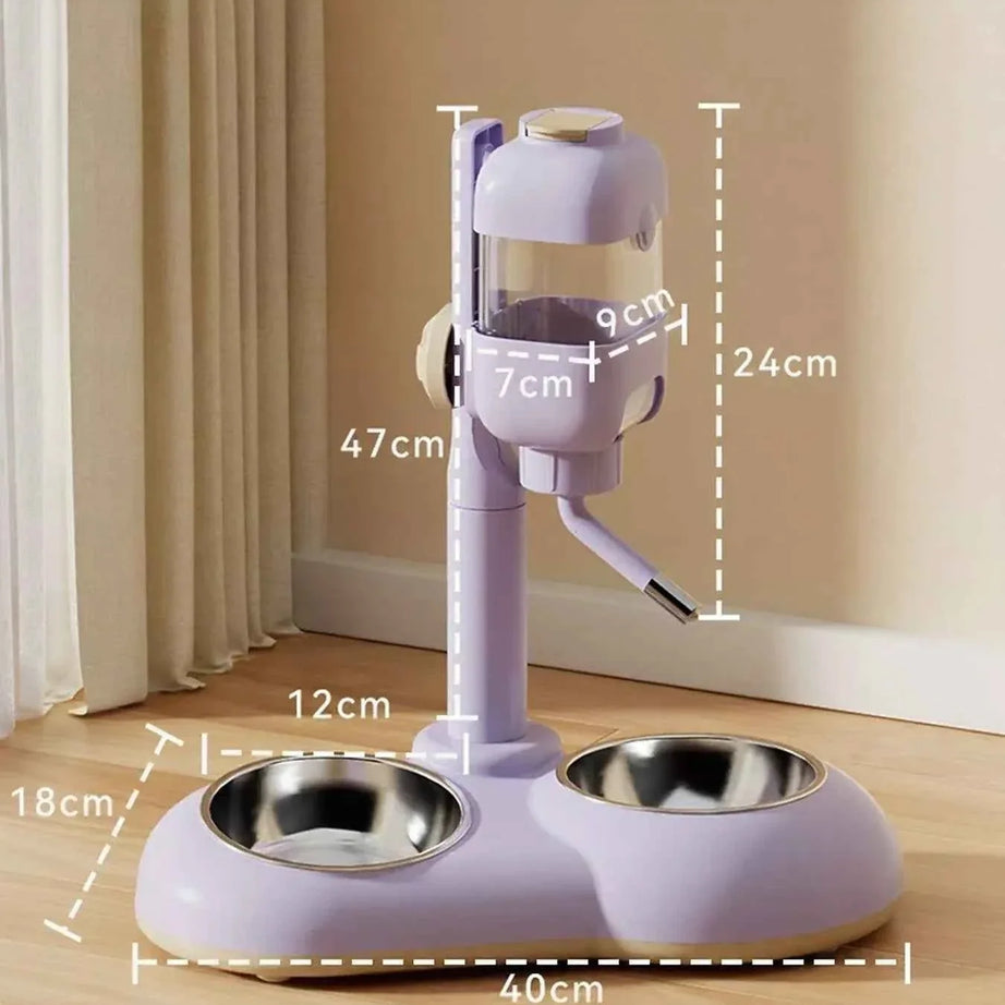Automatic Dispenser Bowls - Pet Food and Water Station