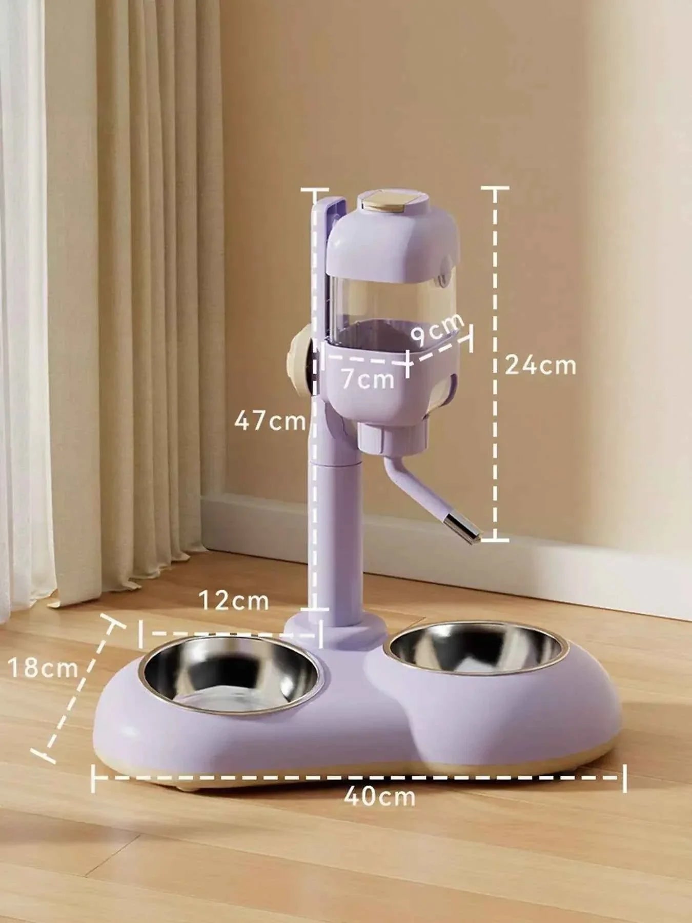 Automatic Dispenser Bowls - Pet Food and Water Station